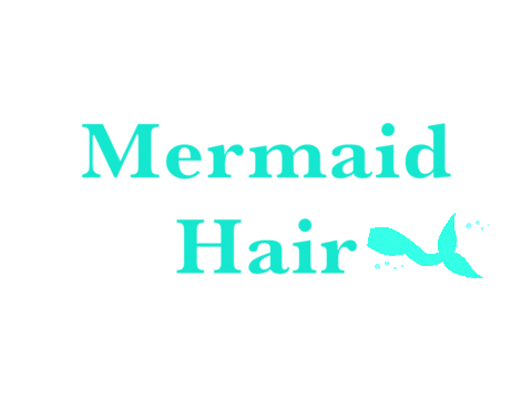 Long Hair Mermaid Sticker by Michael John Hair Artwork