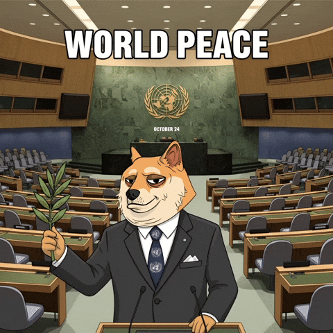 Shiba Inu Peace GIF by Doge Pound