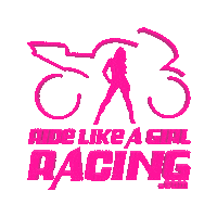 ridelikeagirlracing girl like racing ride Sticker