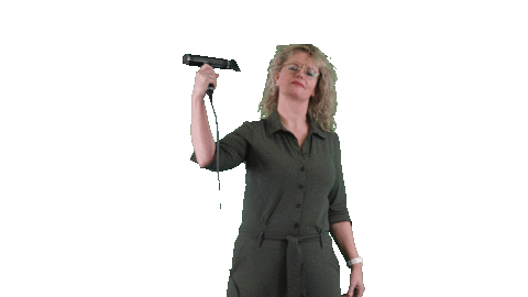Hair Dyer Sticker by Filmtrick