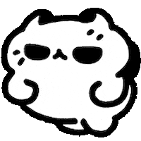 Cat Sticker by MYAOWL