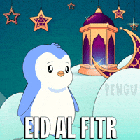 Eid Al Fitr Stars GIF by Pudgy Penguins