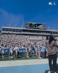 Lets Go Football GIF by UNC Tar Heels