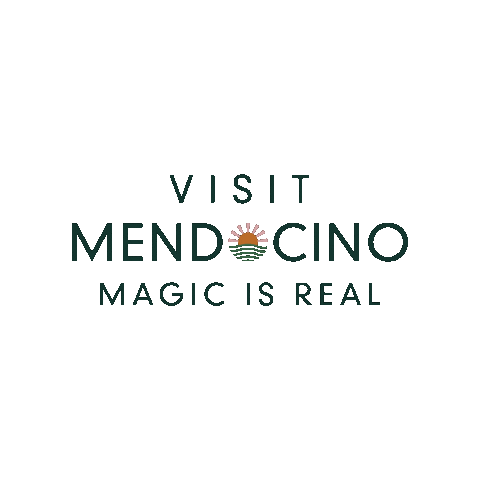 Mendo Sticker by Visit Mendocino County