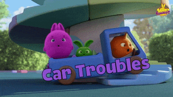 This Will Work Car Trouble GIF by Sunny Bunnies
