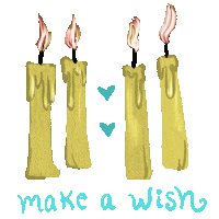Make A Wish Love Sticker by daisy maize
