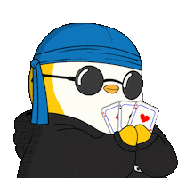 Betting All In Sticker by Pudgy Penguins