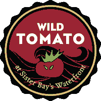 wildrestaurantconcepts door county wild tomato wildtomatopizza wildtomato Sticker