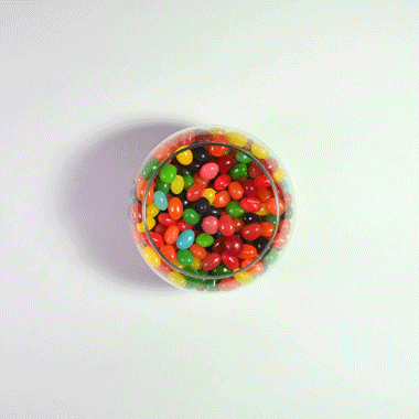 jelly bean GIF by Evan Hilton