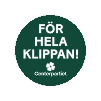 Klippan Sticker by Centerpartiet