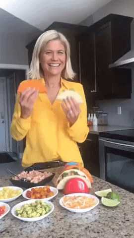NatureFresh giphyupload foodie tacos nutrition GIF