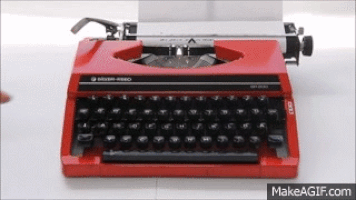 typewriter GIF