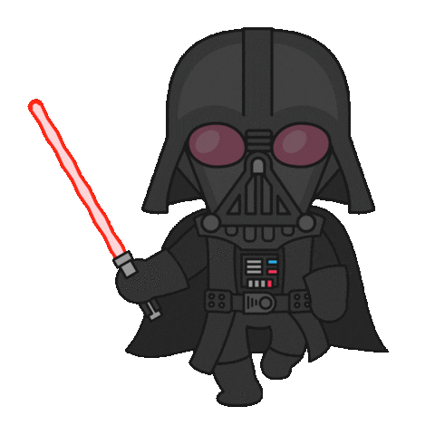 Darth Vader Jedi Sticker by Star Wars for iOS & Android | GIPHY