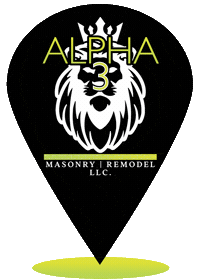 Alpha 3 Location Sticker by Alpha 3 Masonry And Remodel
