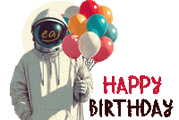 Happy Birthday Cake Sticker