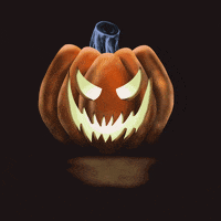 Willpaintforcookies halloween pumpkin glowing GIF