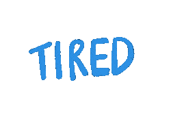 Tired Life Sticker by Abitan