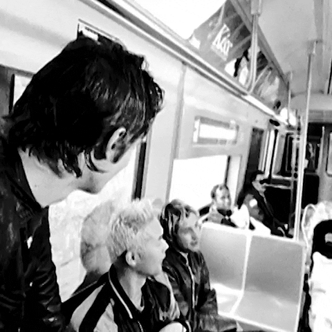 Black And White Subway GIF by Feeder