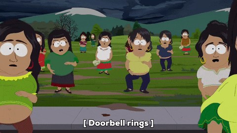 here they come watch out GIF by South Park 