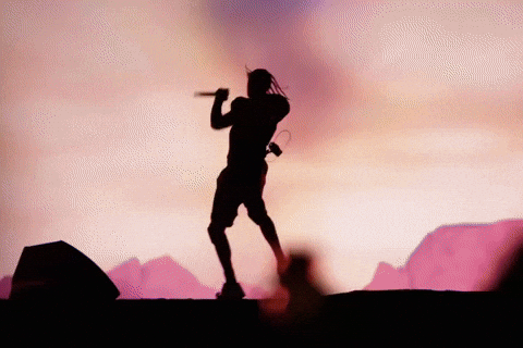 Travis Scott Fireworks GIF by Respective