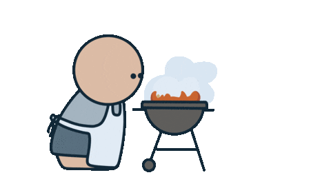 Fathers Day Bbq Sticker