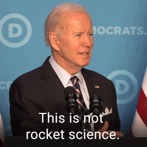 This is not rocket science.