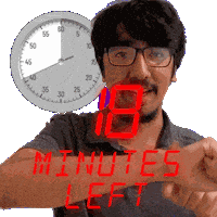 18 Min Sticker