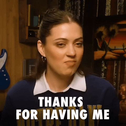 Thank You Very Much GIF by Lizzy McAlpine