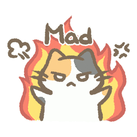 Mad Fire Sticker