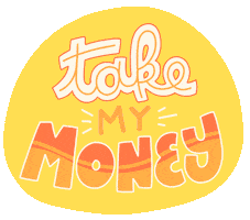 Money Love Sticker by Joannabehar