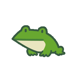 Frog Sticker by Ng Khai Hong