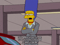 happy marge simpson GIF