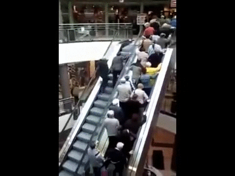 escalator GIF