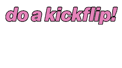 Skate Kickflip Sticker