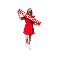 Verkocht Sticker by Straf Vastgoed