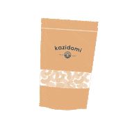 KAZIDOMI happy food health vegan Sticker