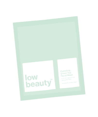 LowBeautyCompany skincare self care facial face mask Sticker