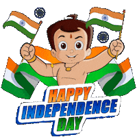 Independence Day Sticker by Chhota Bheem
