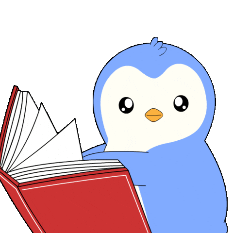 School Read Sticker by Pudgy Penguins