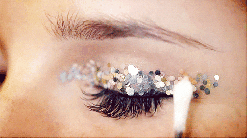 makeup glitter GIF