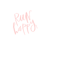 Happy Run Sticker