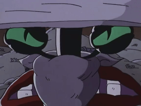 nickrewind giphydvr nicksplat aaahh real monsters giphyarm035 GIF
