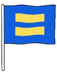 HumanRightsCampaign gay pride lgbt lgbtq Sticker