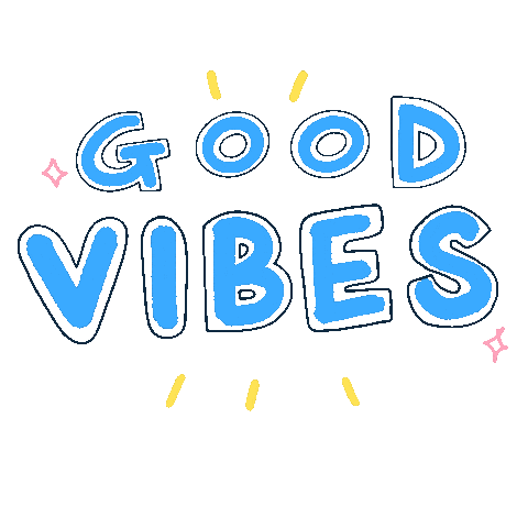 Happy Good Vibes Sticker