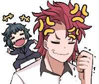 Angry Aaron Sticker by Jin