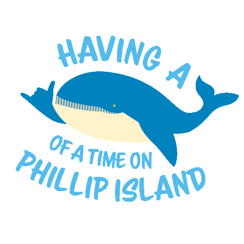 Australia Whale Sticker by Visit Phillip Island