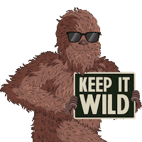 Big Foot Sasquatch Sticker