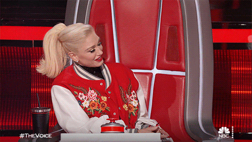 Gwen Stefani Laughing GIF by The Voice