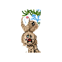Brown Bunny Art Sticker by A Reason To Feel
