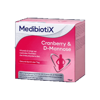 ENTDECKE_DEIN_NEO cranberry blase nährungsergänzungsmittel medibiotix Sticker